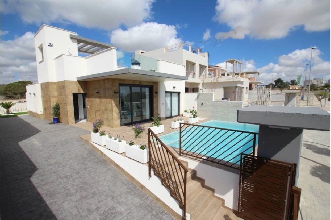 villa in Los Belones(Murcia) for sale, built area 168 m², condition first owner, air-condition, plot area 430 m², 3 bedroom, 2 bathroom, swimming-pool, ref.: HA-LBN-110-E01-2