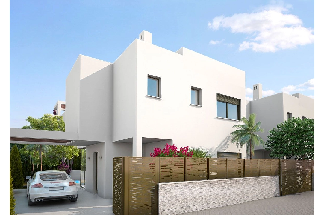 villa in Los Belones(Murcia) for sale, built area 146 m², condition first owner, air-condition, plot area 430 m², 3 bedroom, 3 bathroom, swimming-pool, ref.: HA-LBN-110-E02-3