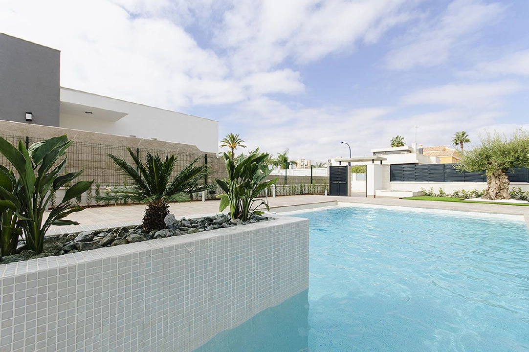 villa in Los Belones(Murcia) for sale, built area 207 m², condition first owner, air-condition, plot area 430 m², 4 bedroom, 3 bathroom, swimming-pool, ref.: HA-LBN-110-E03-3