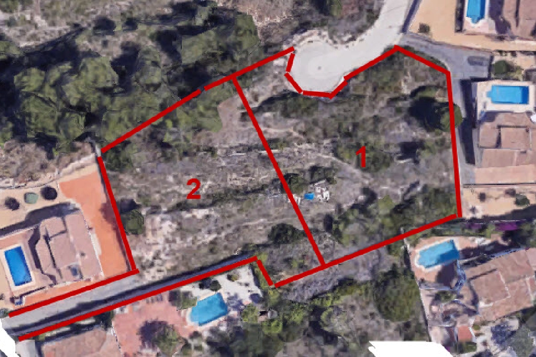 residential ground in Moraira(Benimeit) for sale, air-condition, plot area 1280 m², swimming-pool, ref.: BP-3067MOR-11