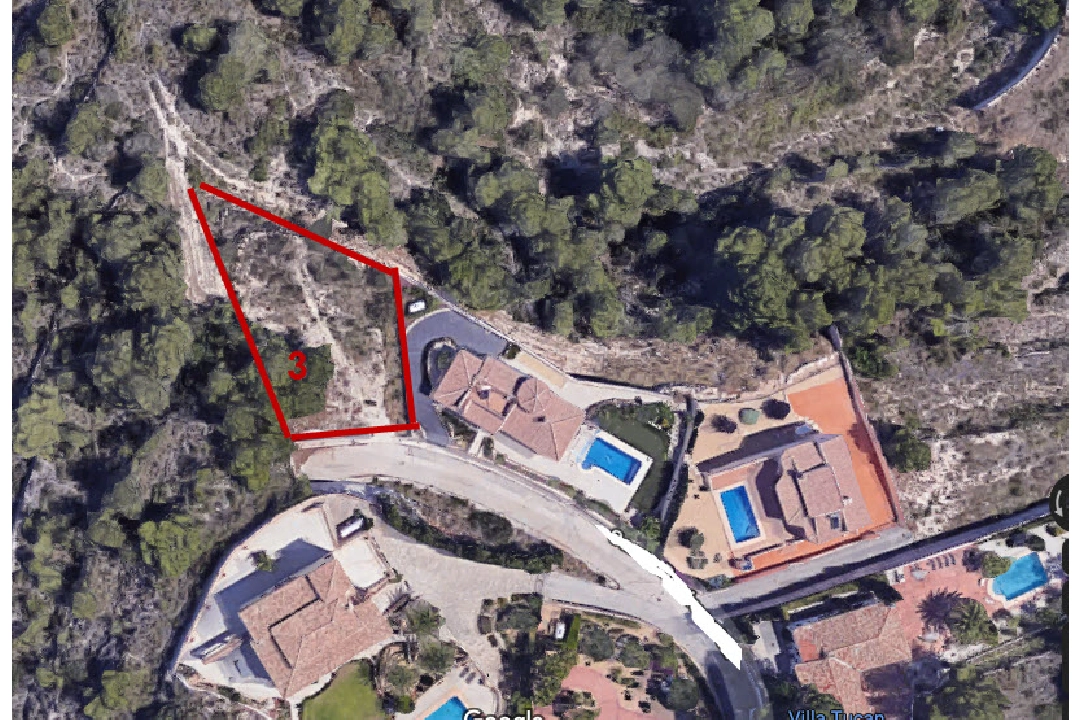 residential ground in Moraira(Benimeit) for sale, air-condition, plot area 1280 m², swimming-pool, ref.: BP-3067MOR-12