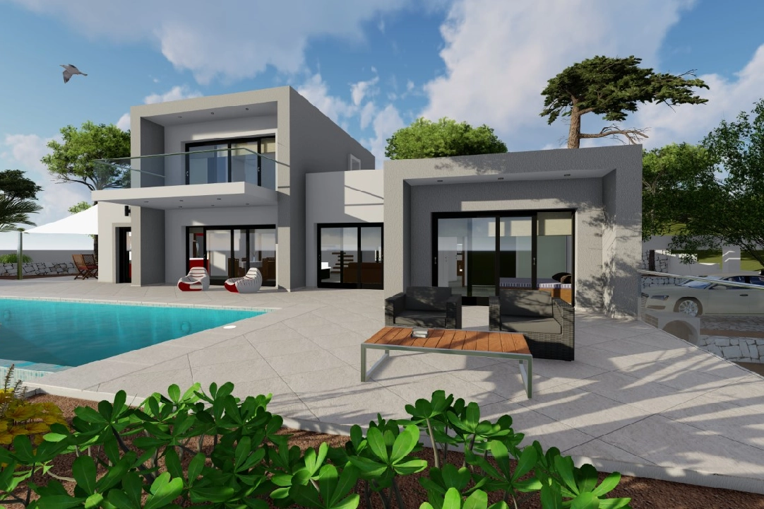 villa in Benissa(Fustera) for sale, built area 160 m², air-condition, plot area 1000 m², 3 bedroom, 2 bathroom, swimming-pool, ref.: BP-3092BEN-2