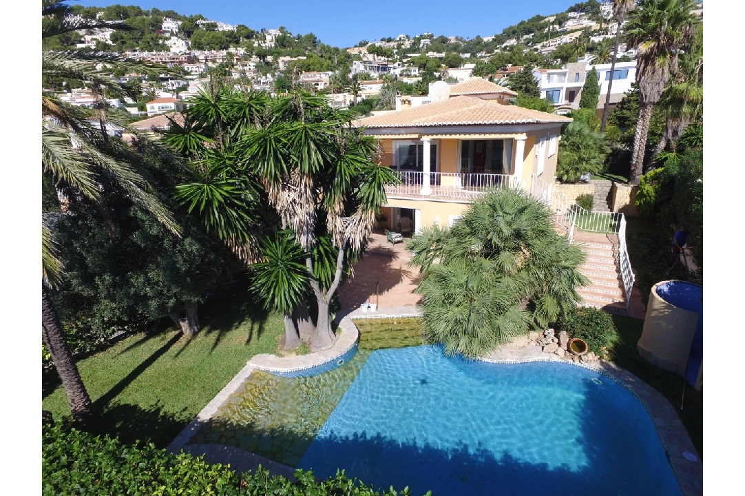 villa in Moraira for sale, built area 300 m², air-condition, plot area 800 m², 4 bedroom, 3 bathroom, swimming-pool, ref.: CA-H-1299-AMB-4