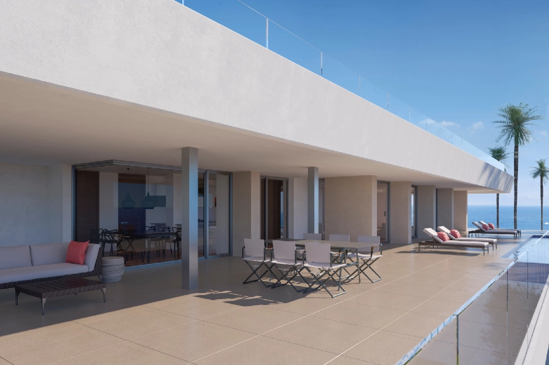 villa in Cumbre del Sol(Residencial Plus Jazmines) for sale, built area 404 m², plot area 2393 m², 6 bedroom, 7 bathroom, swimming-pool, ref.: VA-AJ066-3