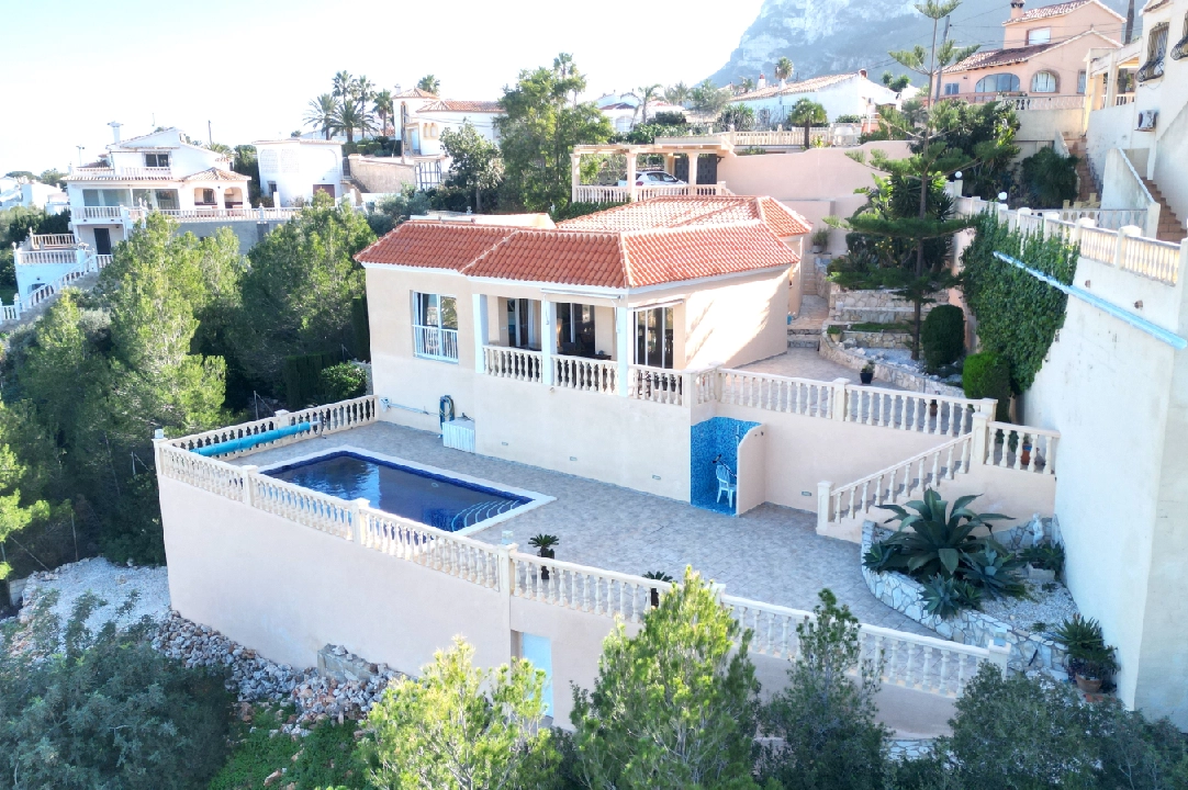 villa in Denia(Marquesa) for sale, built area 168 m², year built 2011, condition neat, + underfloor heating, air-condition, plot area 908 m², 3 bedroom, 2 bathroom, swimming-pool, ref.: AS-0225-3