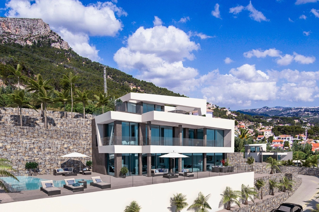 villa in Calpe for sale, built area 410 m², air-condition, plot area 675 m², 4 bedroom, 4 bathroom, swimming-pool, ref.: CA-H-1371-AMB-2