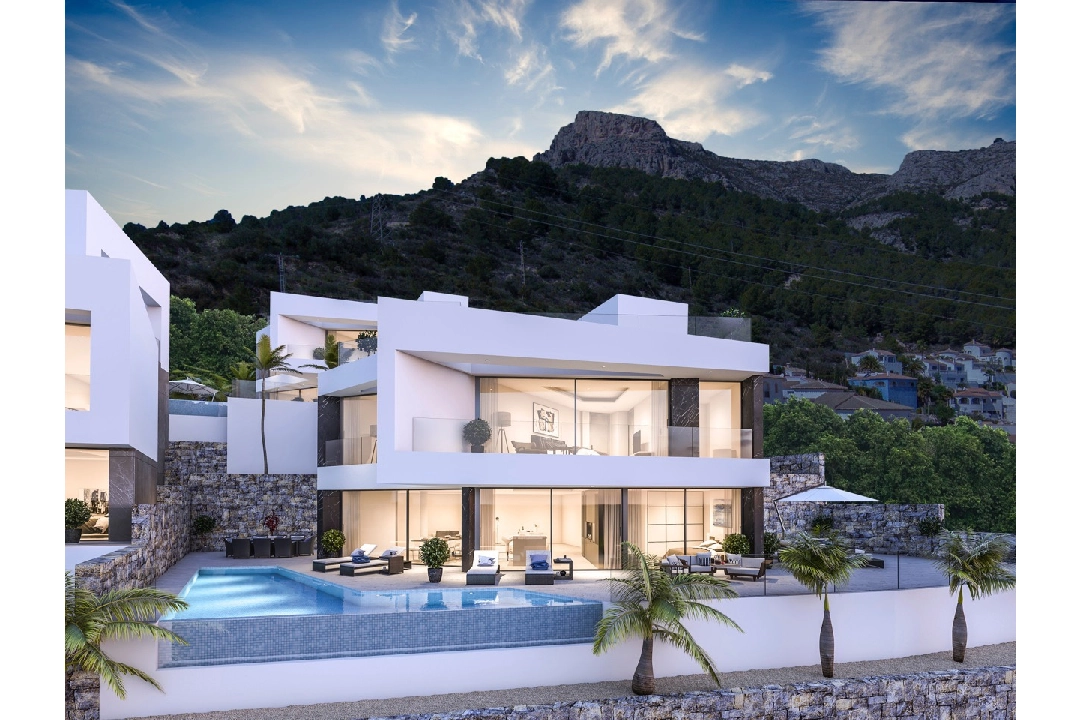 villa in Calpe for sale, built area 410 m², air-condition, plot area 675 m², 4 bedroom, 4 bathroom, swimming-pool, ref.: CA-H-1371-AMB-3