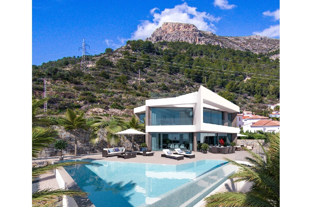 villa in Calpe for sale, built area 410 m², air-condition, plot area 675 m², 4 bedroom, 4 bathroom, swimming-pool, ref.: CA-H-1371-AMB-9