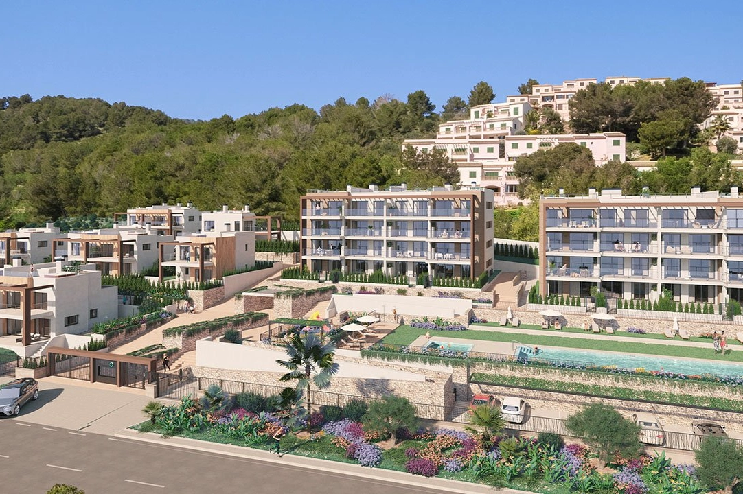 apartment on higher floor in Font de Sa Cala for sale, built area 138 m², condition first owner, air-condition, 3 bedroom, 2 bathroom, swimming-pool, ref.: HA-MLN-160-A02-9