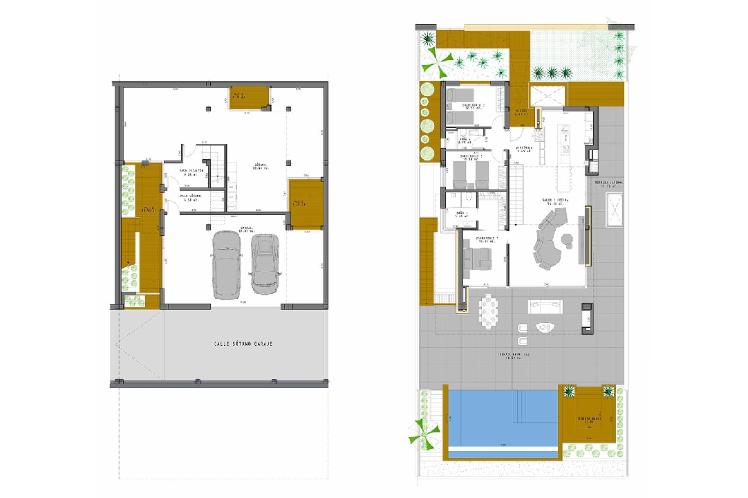 villa in Algorfa for sale, built area 344 m², condition first owner, + fussboden, air-condition, plot area 465 m², 3 bedroom, 2 bathroom, swimming-pool, ref.: HA-ARN-111-E01-4