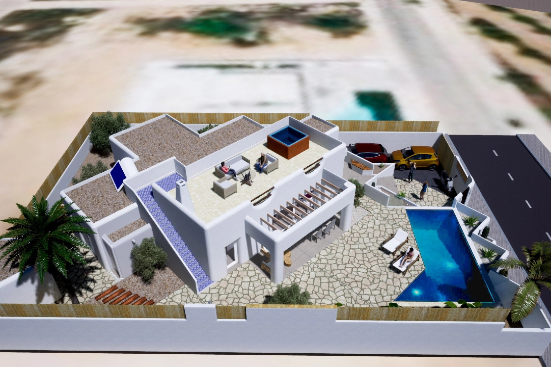 villa in Polop(polop) for sale, built area 442 m², air-condition, plot area 502 m², 3 bedroom, 2 bathroom, swimming-pool, ref.: BP-3552POL-22