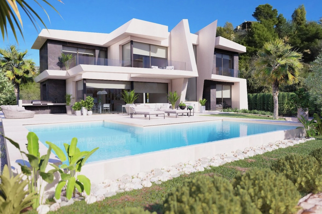 villa in Calpe for sale, built area 336 m², air-condition, plot area 1783 m², 4 bedroom, 4 bathroom, swimming-pool, ref.: CA-H-1538-AMB-1