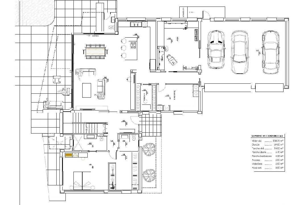 villa in Calpe for sale, built area 336 m², air-condition, plot area 1783 m², 4 bedroom, 4 bathroom, swimming-pool, ref.: CA-H-1538-AMB-7