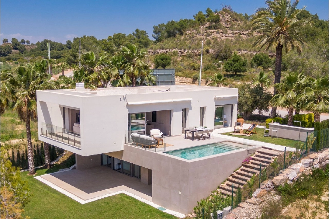 villa in Orihuela Costa for sale, built area 264 m², condition first owner, air-condition, plot area 518 m², 3 bedroom, 3 bathroom, swimming-pool, ref.: HA-OCN-146-E02-1