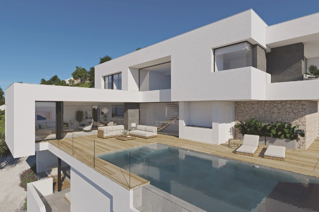 villa in Cumbre del Sol(Residencial Plus Jazmines) for sale, built area 198 m², plot area 807 m², 3 bedroom, 3 bathroom, swimming-pool, ref.: VA-AJ224-7