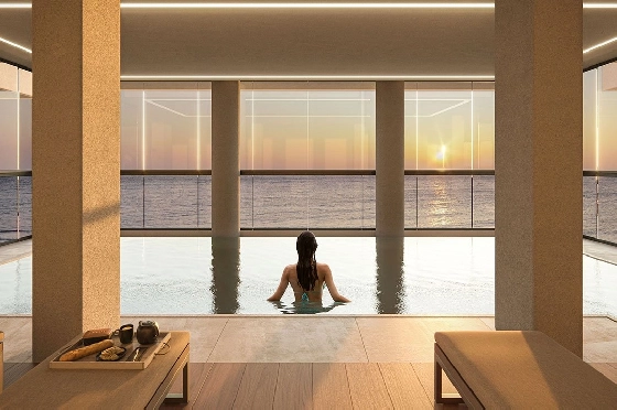 Etagen Apartment in Calpe zu verkaufen, Wohnfläche 102 m², Zustand Erstbezug, Klimaanlage, 2 Schlafzimmer, 2 Badezimmer, Pool, ref.: HA-CAN-130-A02-5