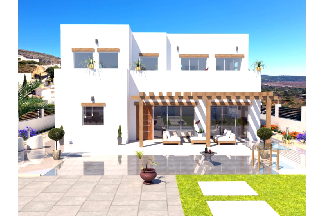 residential ground in Alcalali for sale, built area 295 m², + KLIMA, air-condition, plot area 600 m², 3 bedroom, 2 bathroom, swimming-pool, ref.: PV-141-01947P-2