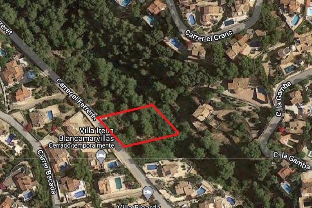 residential ground in Benissa(Cala Baladrar) for sale, air-condition, plot area 826 m², swimming-pool, ref.: BP-4295BEN-17