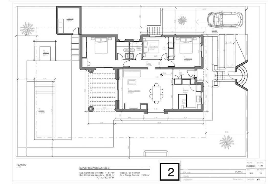 villa in Polop for sale, built area 107 m², air-condition, plot area 509 m², 2 bedroom, 1 bathroom, swimming-pool, ref.: BP-7008POL-2