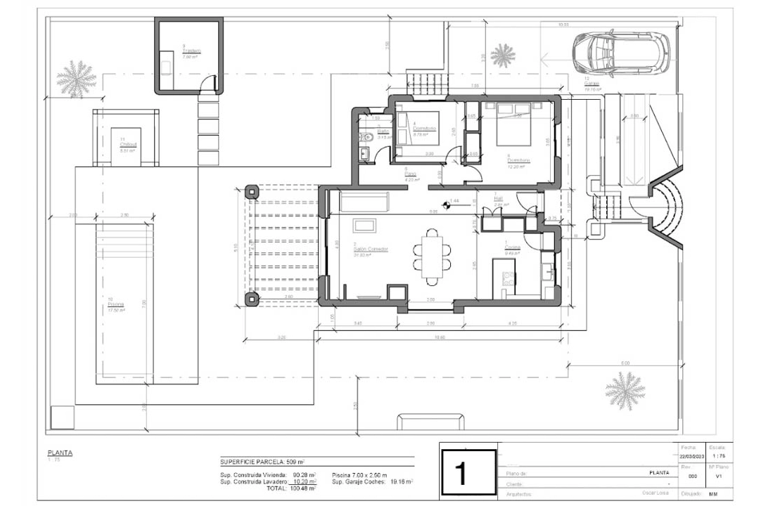 villa in Polop for sale, built area 107 m², air-condition, plot area 509 m², 2 bedroom, 1 bathroom, swimming-pool, ref.: BP-7008POL-5