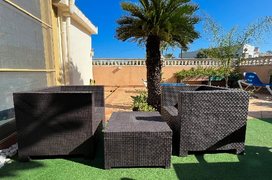 Villa in Denia zu vermieten, Wohnfläche 200 m², Zustand gepflegt, + Zentralheizung, Klimaanlage, Grundstück 900 m², 3 Schlafzimmer, 2 Badezimmer, Pool, ref.: D-0123-31