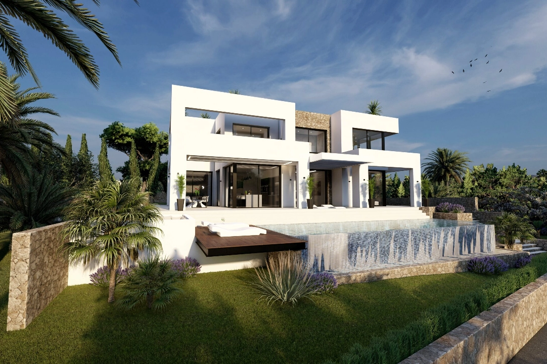 villa in Benissa(Benissa Costa) for sale, built area 574 m², air-condition, plot area 1372 m², 4 bedroom, 4 bathroom, swimming-pool, ref.: BP-7015BEN-45