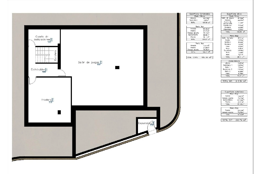villa in Benissa(Fustera) for sale, built area 359 m², air-condition, plot area 1040 m², 4 bedroom, 3 bathroom, swimming-pool, ref.: AM-11858DA-3700-7