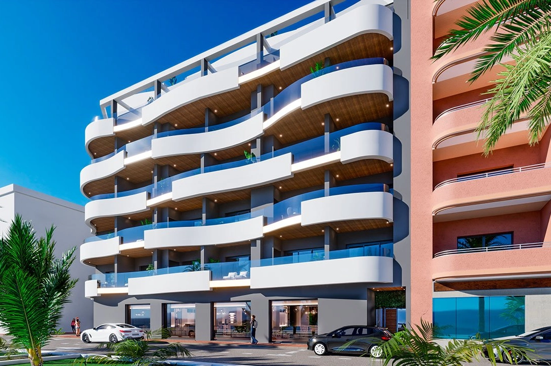 apartment on higher floor in Torrevieja for sale, built area 82 m², condition first owner, 2 bedroom, 2 bathroom, swimming-pool, ref.: HA-TON-203-A01-5