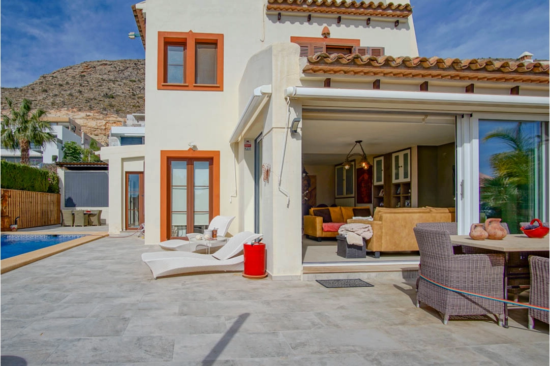 villa in Finestrat(Sierra Cortina) for sale, built area 188 m², air-condition, plot area 435 m², 3 bedroom, 3 bathroom, swimming-pool, ref.: BP-7049FIN-4