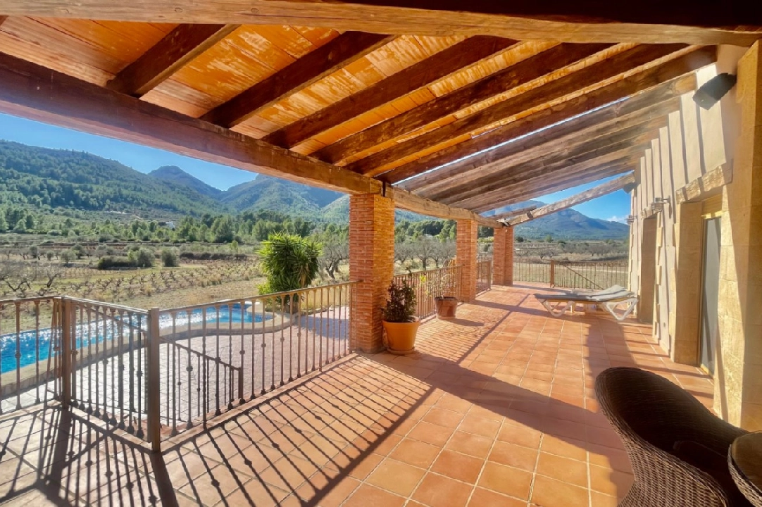 villa in Jalon for sale, built area 200 m², year built 2003, air-condition, plot area 10000 m², 2 bedroom, 2 bathroom, swimming-pool, ref.: PV-141-01967P-18