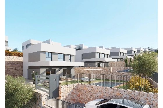 Villa in Finestrat(Balcon de Finestrat) zu verkaufen, Wohnfläche 157 m², Grundstück 489 m², 4 Schlafzimmer, 3 Badezimmer, Pool, ref.: TW-BREEZE-75-3