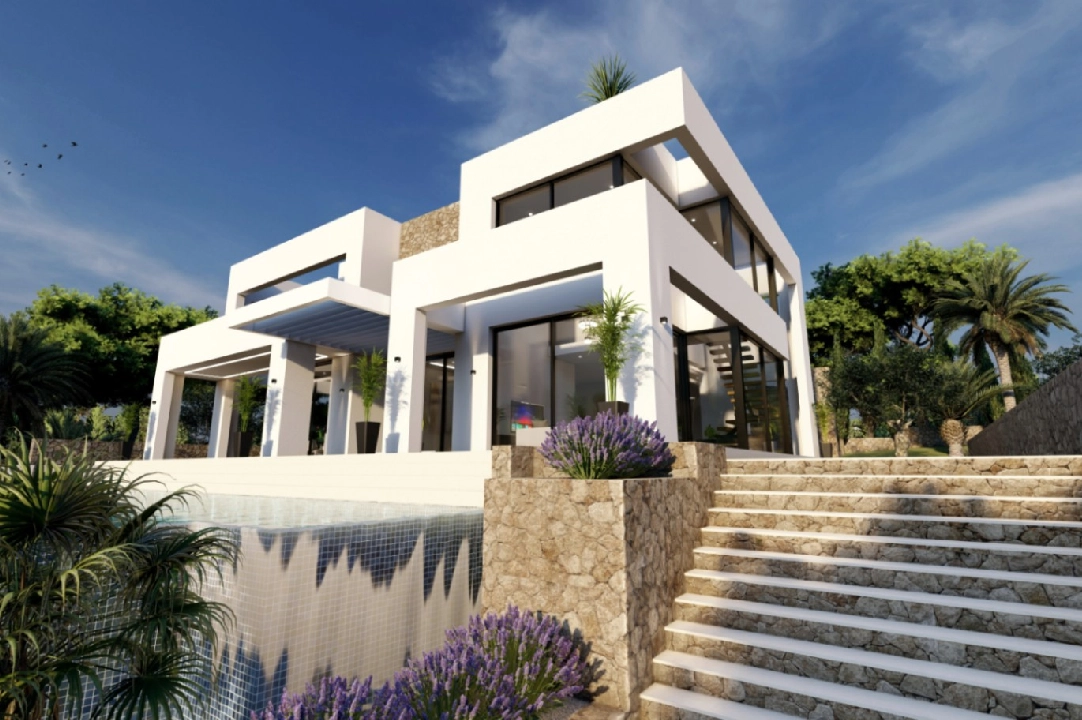 villa in Benissa(La Fustera) for sale, built area 615 m², year built 2023, air-condition, plot area 1347 m², 4 bedroom, 3 bathroom, swimming-pool, ref.: BI-BE.H-902-1