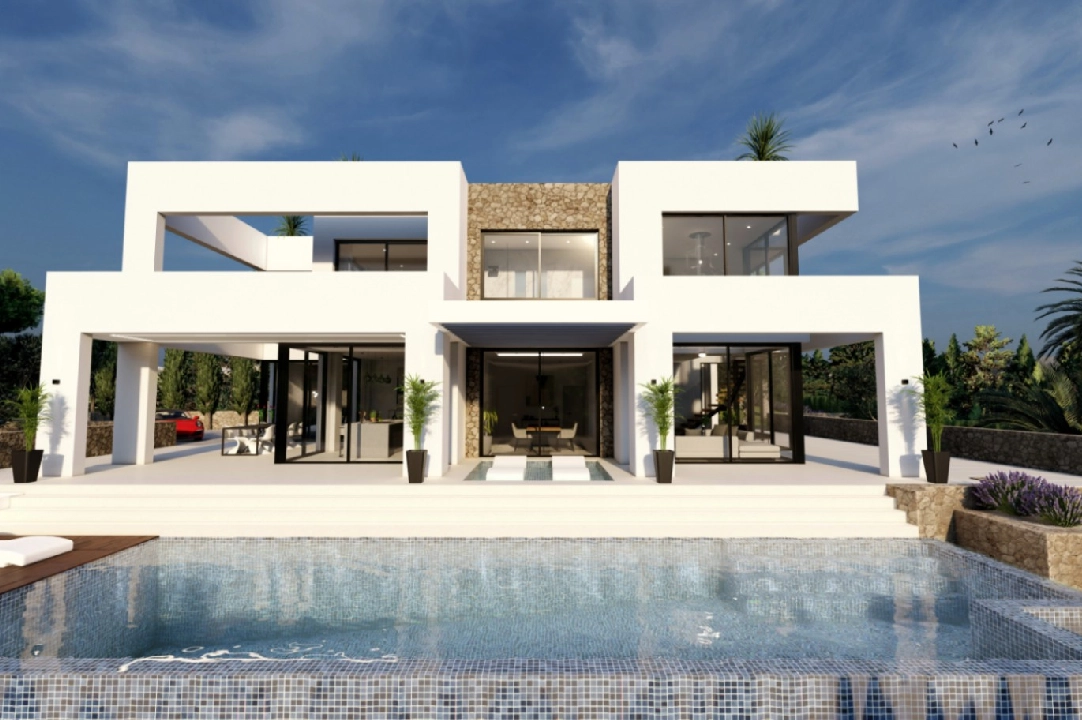 villa in Benissa(La Fustera) for sale, built area 615 m², year built 2023, air-condition, plot area 1347 m², 4 bedroom, 3 bathroom, swimming-pool, ref.: BI-BE.H-902-2