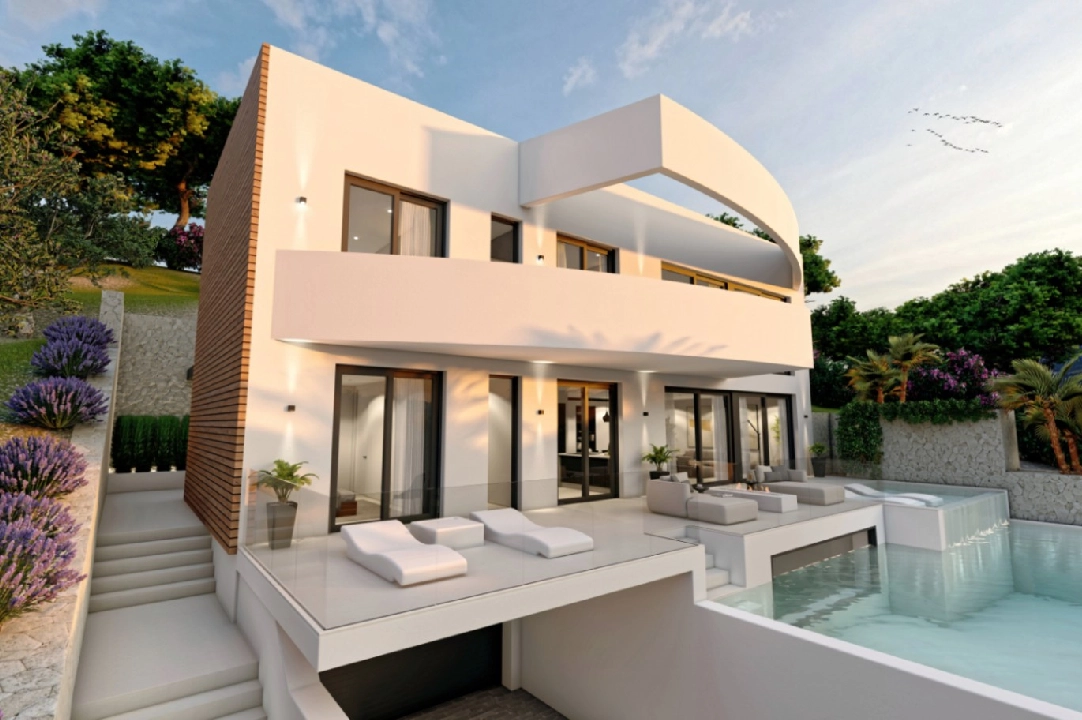 villa in Altea for sale, built area 540 m², year built 2024, air-condition, plot area 1270 m², 4 bedroom, 4 bathroom, swimming-pool, ref.: BI-AL.H-031-20