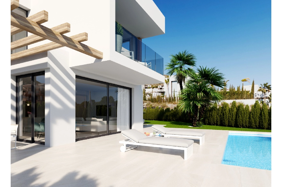 villa in Finestrat for sale, built area 423 m², year built 2024, + KLIMA, air-condition, plot area 578 m², 4 bedroom, 3 bathroom, swimming-pool, ref.: BI-AL.H-033-11