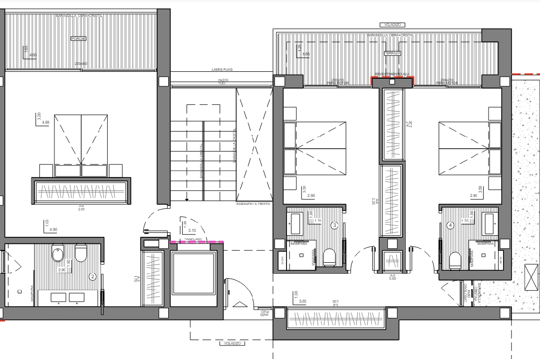 villa in Altea(Altea Hills) for sale, built area 535 m², air-condition, plot area 1252 m², 4 bedroom, 6 bathroom, swimming-pool, ref.: BP-4380ALT-39