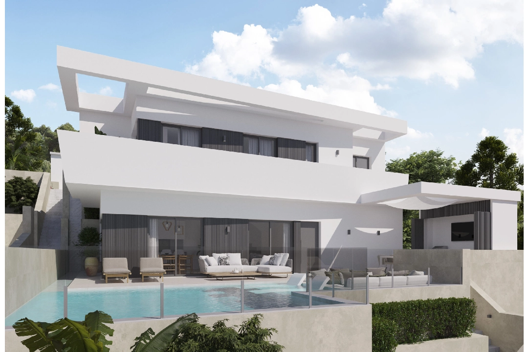 villa in Moraira(Paichi) for sale, built area 282 m², air-condition, plot area 450 m², 4 bedroom, 4 bathroom, ref.: BP-4372MOR-2