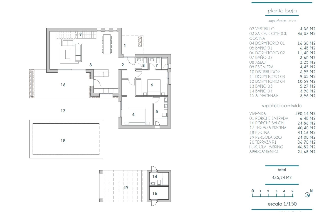 villa in Moraira for sale, built area 190 m², air-condition, plot area 800 m², 4 bedroom, 4 bathroom, swimming-pool, ref.: BI-MT.H-792-11