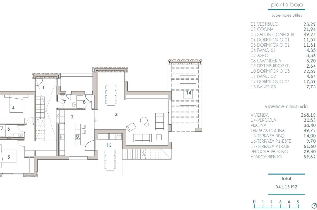 villa in Moraira for sale, built area 268 m², air-condition, plot area 800 m², 4 bedroom, 3 bathroom, swimming-pool, ref.: BI-MT.H-793-12