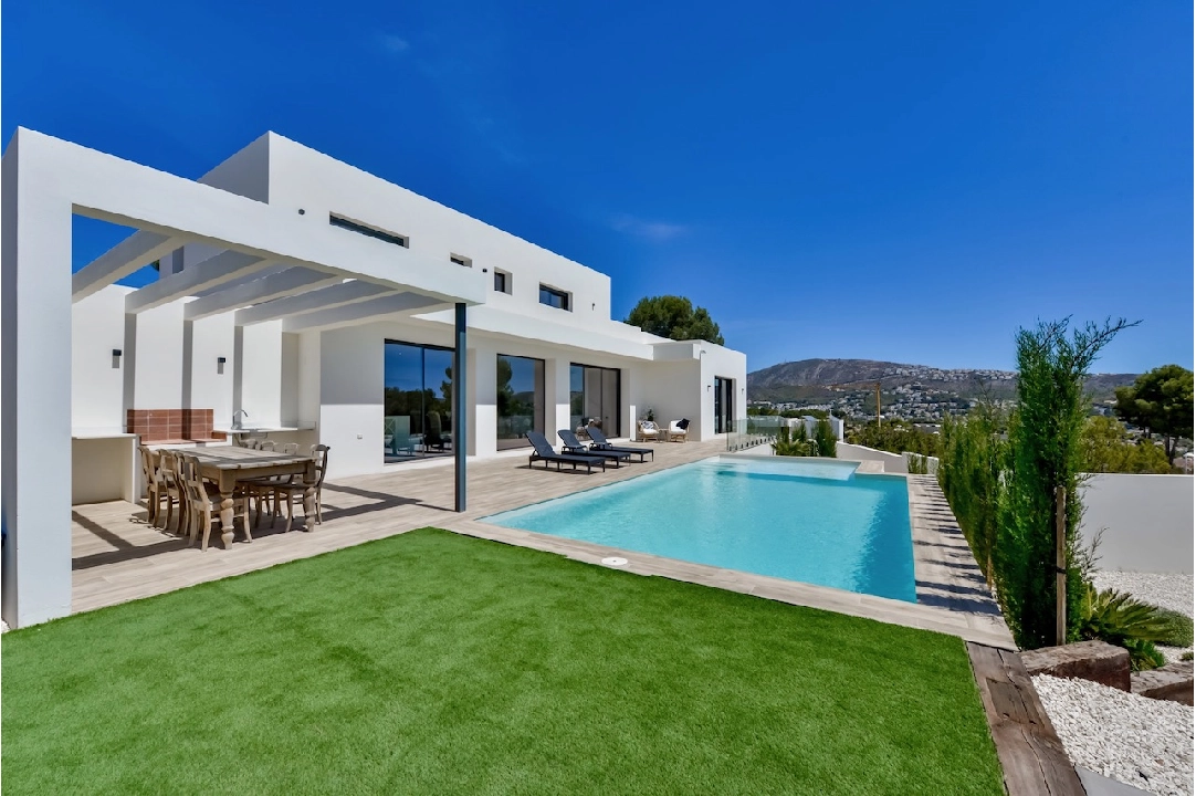 villa in Moraira(La Sabatera) for sale, built area 259 m², air-condition, plot area 811 m², 4 bedroom, 3 bathroom, swimming-pool, ref.: CA-H-1766-AMBI-1