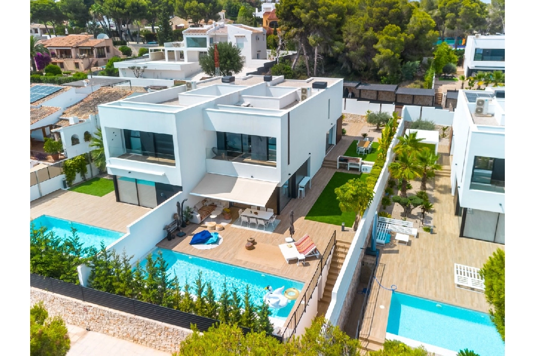 villa in Moraira(La Cometa) for sale, air-condition, plot area 500 m², 4 bedroom, 3 bathroom, swimming-pool, ref.: CA-H-1769-AMBI-1