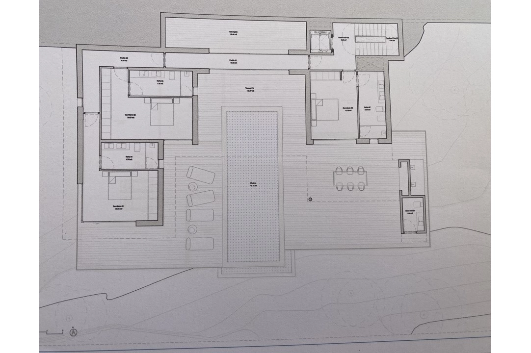 villa in Calpe(Partida Empedrola) for sale, built area 453 m², air-condition, plot area 1013 m², 4 bedroom, 5 bathroom, ref.: BP-4308CAL-10