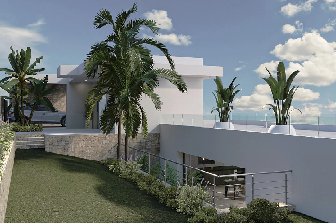 villa in Calpe(Partida Empedrola) for sale, built area 453 m², air-condition, plot area 1013 m², 4 bedroom, 5 bathroom, ref.: BP-4308CAL-4