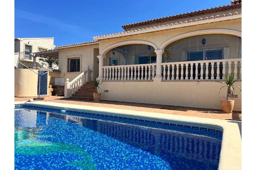 villa in Calpe for sale, built area 145 m², air-condition, 3 bedroom, 2 bathroom, swimming-pool, ref.: BS-84840333-1