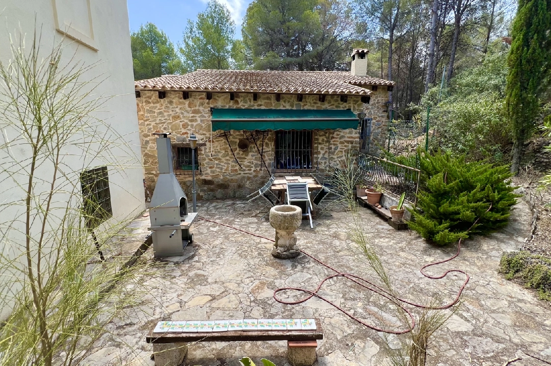 villa in Denia-La Sella for sale, built area 250 m², year built 1997, condition neat, + central heating, air-condition, plot area 6652 m², 4 bedroom, 3 bathroom, swimming-pool, ref.: FK-0724-22