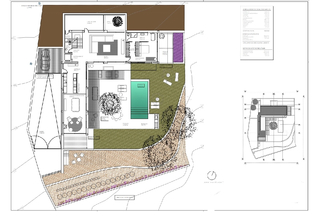 villa in Calpe(Garduix) for sale, built area 675 m², air-condition, plot area 1079 m², 4 bedroom, 5 bathroom, swimming-pool, ref.: BP-3631CAL-4