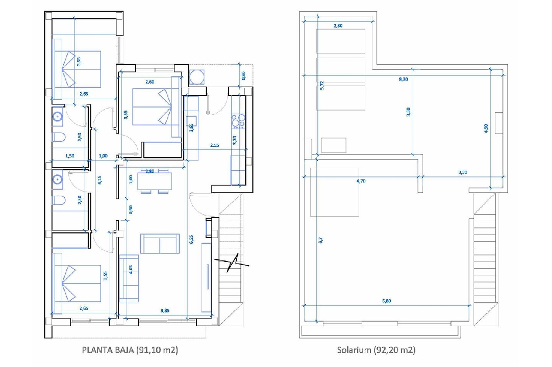 villa in Ciudad Quesada for sale, built area 183 m², condition first owner, air-condition, plot area 185 m², 3 bedroom, 2 bathroom, swimming-pool, ref.: HA-CQN-111-E01-12