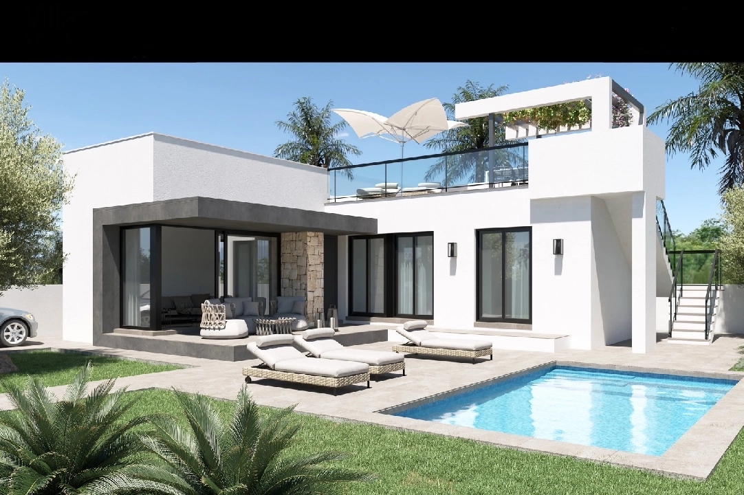 villa in Els Poblets for sale, built area 84 m², year built 2025, air-condition, plot area 382 m², 3 bedroom, 2 bathroom, ref.: VPD-Villas-1A-1