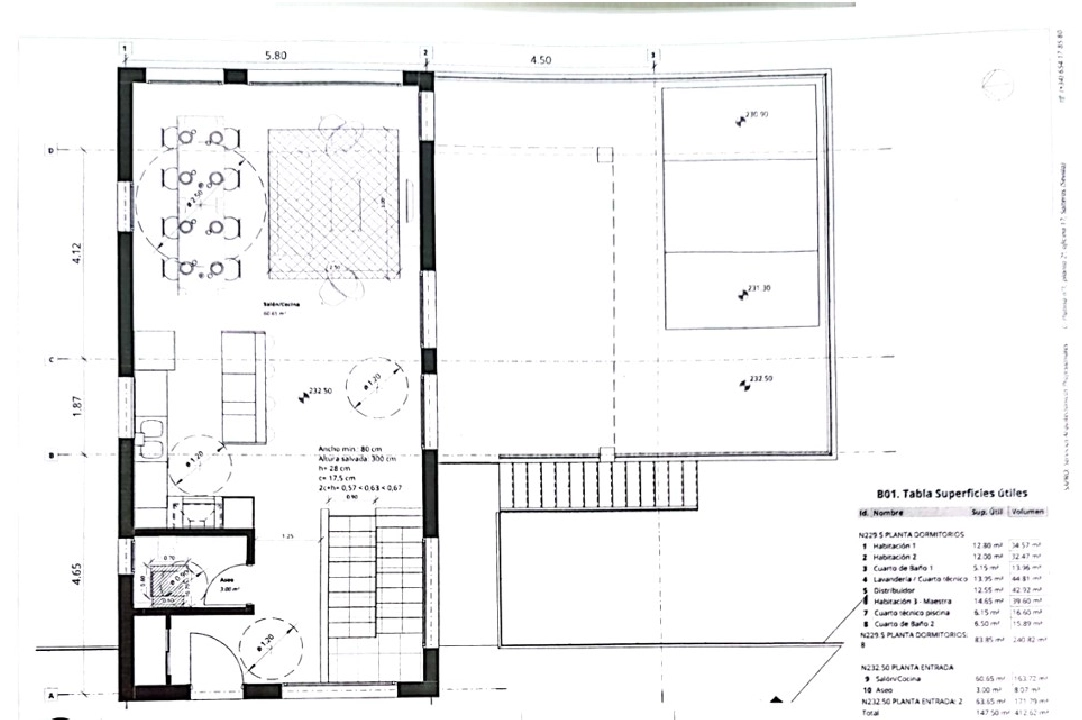 villa in Benitachell(Cumbre del Sol) for sale, built area 418 m², air-condition, plot area 836 m², 4 bedroom, 3 bathroom, swimming-pool, ref.: BP-4411BELL-46