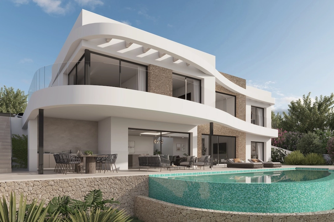 villa in Moraira(La Sabatera) for sale, built area 185 m², air-condition, plot area 801 m², 4 bedroom, 4 bathroom, swimming-pool, ref.: CA-H-1786-AMB-3